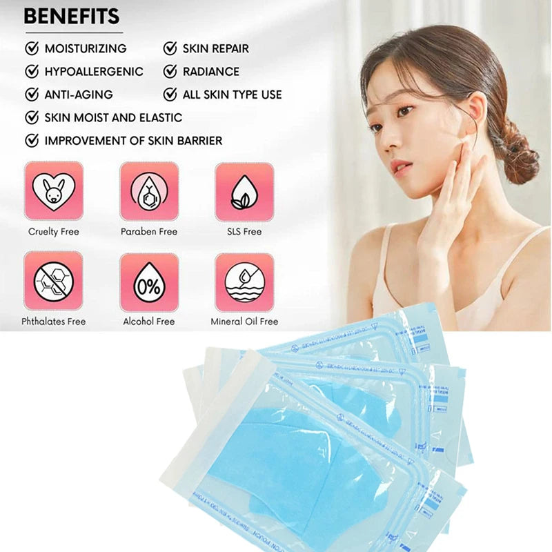9/15Pcs Soluble Collagen Face Mask Hydrolyzed Film anti Aging Moisturizing Mask Fade Fine Lines Firming Lifting Gel Skin Care