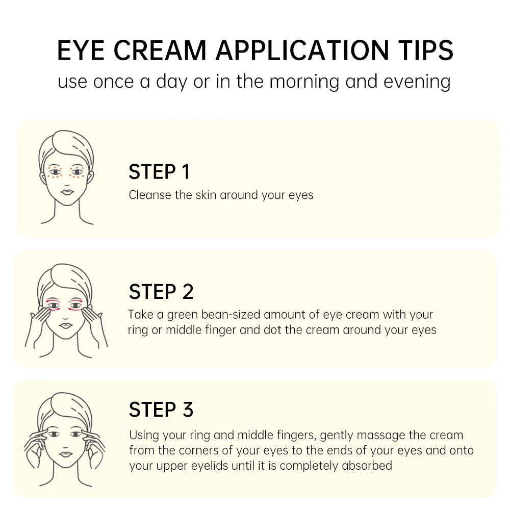 Joypretty Peptide anti Dark Circles Eye Cream Eye Bags Wrinkle Removal Lifting Fine Lines Serum Eye Skin Care Beauty Cosmetics