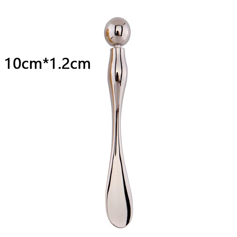 Metal Face Massage Stick anti Wrinkle Eye Cream Applicator Mask Mixing Spatulas Scoop Eyes Massage Beauty Stick for Facial Care