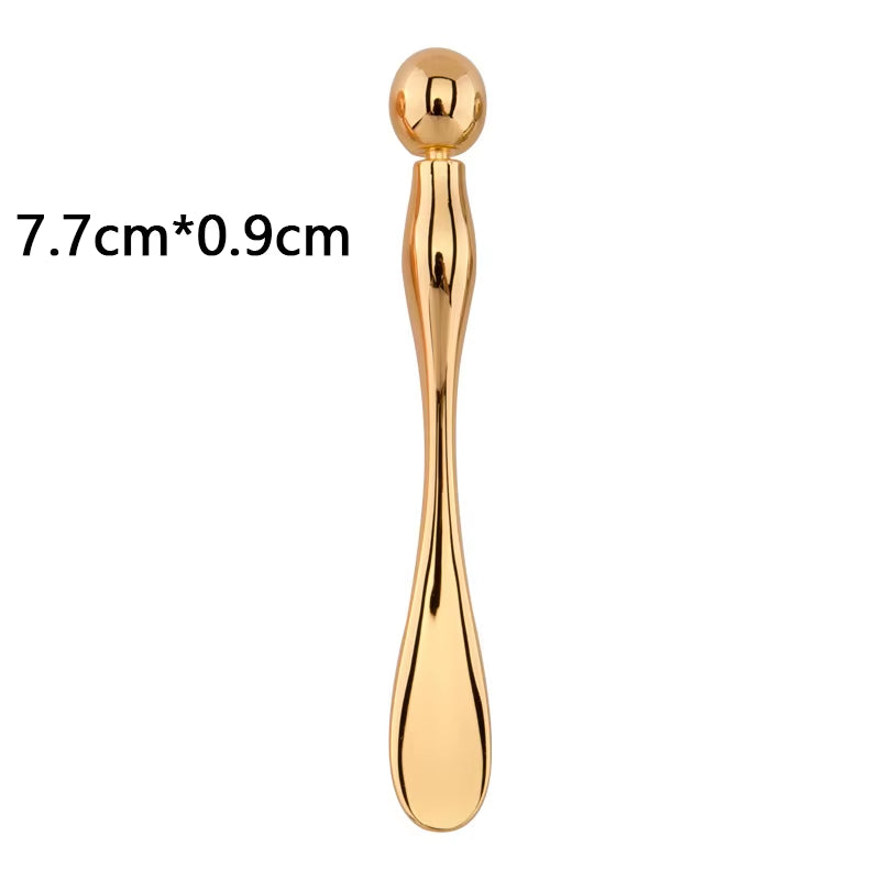 Metal Face Massage Stick anti Wrinkle Eye Cream Applicator Mask Mixing Spatulas Scoop Eyes Massage Beauty Stick for Facial Care
